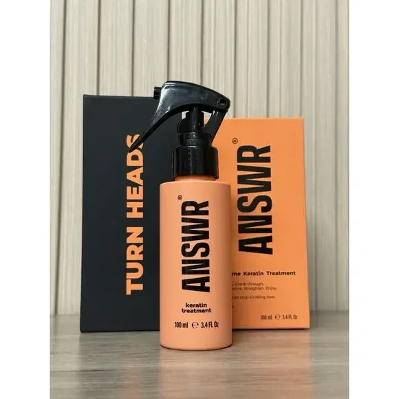 Answr At-home Keratin Hair Treatment Spray - New In Box 100ml - 3.4fl.oz - Picture 2 of 12